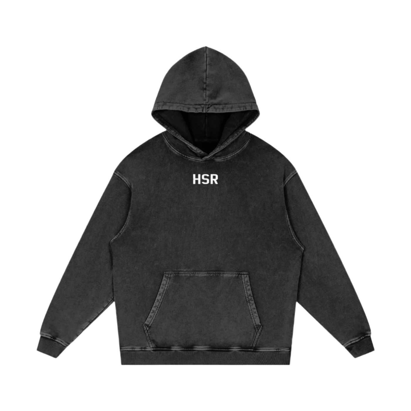 PIJAF - Acid Washed Oversize Hoodie