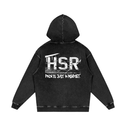 PIJAF - Acid Washed Oversize Hoodie