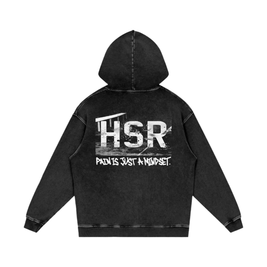 PIJAF - Acid Washed Oversize Hoodie