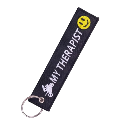 My Therapist - Motorcycle Keychain